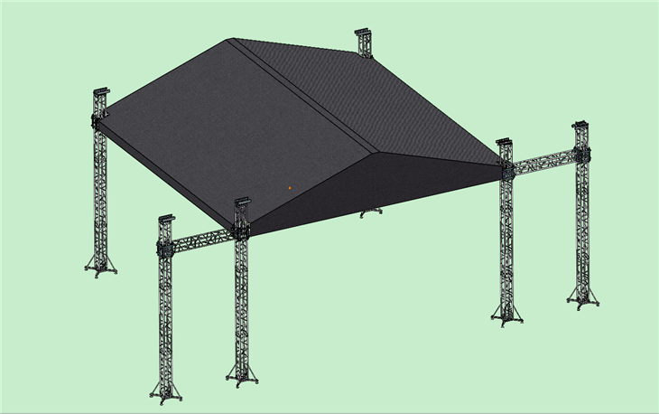 Aluminum Roof Lighting Truss