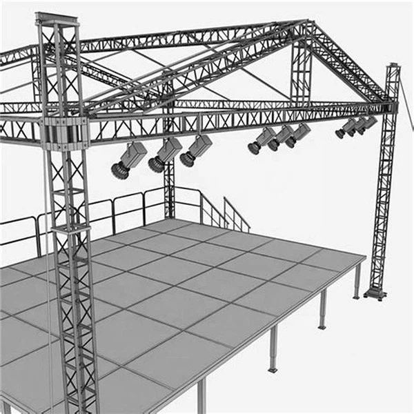 Aluminum Truss Display Lighting Box Screw Bolted Truss